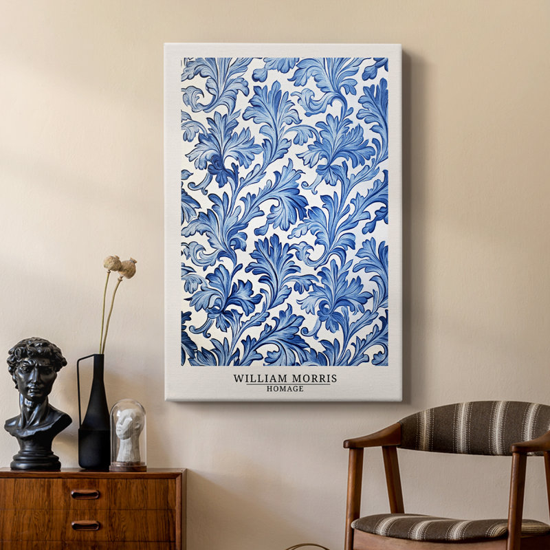 Wm Morris Series DLVII - Cavas de galerie sur mesure, H 36 po x l 24 po