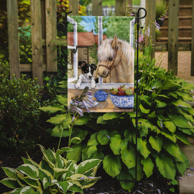 Drapeau de jardin Jack Russel