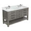 Ensemble de meuble-lavabo double 61 po Plante