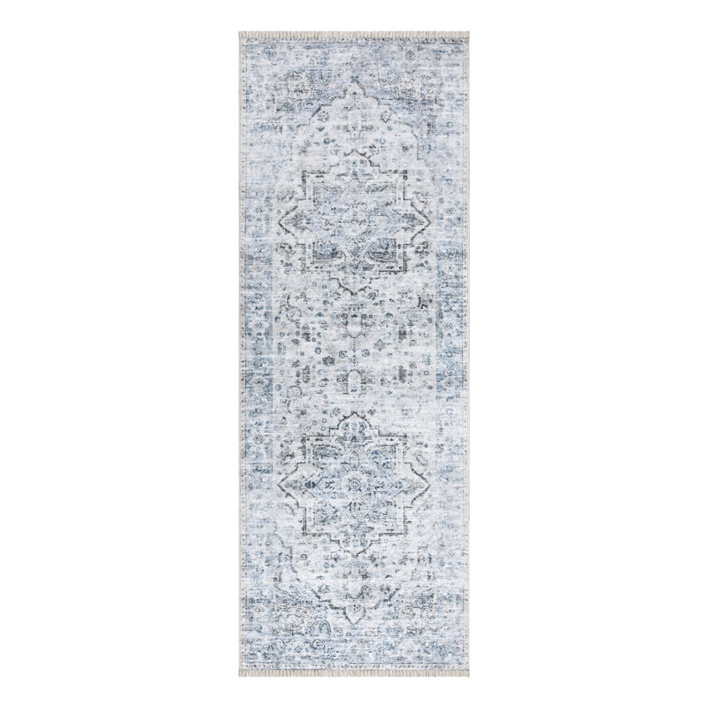 Tapis traditionnel lavable et antidérapant pour vestibule, couloir, salle de bain et cuisine