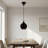 Kieran 1-Light Single Globe Pendant