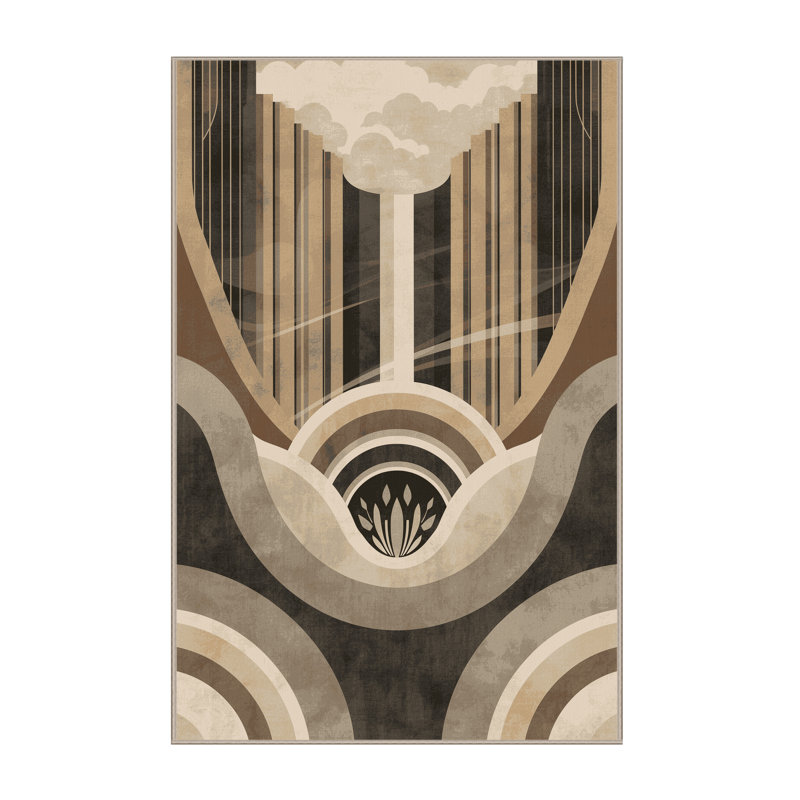 Tapis arc-en-ciel doux et moelleux Kamena, 4 x 2