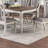 Transitional Style 1Pc Dining Table Ash Rectangle Table Unique Design Legs Kitchen Dining Room-1567773222