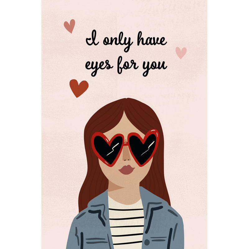 Darling Valentine IV by Victoria Borges - Wrapped Canvas Print, 91cm H x 61cm W