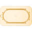 Couvercle rectangulaire Universal ™ en plastique jaune