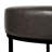 Round Cushion Ring Shaped Iron Frame Leg Footstool, Ottoman-5.9" Upholstered Coffee Table-1053758102