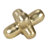 Decorative Metal Orb Object for Home Decor Display - Geometric Sculpture Accent for Office, Tabletop, or Living Room Decoration - Gold-547501287-547501282