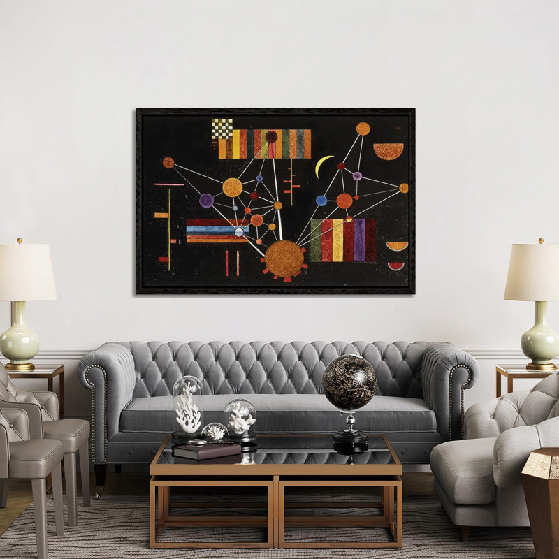 Network Seen From Above, No.231 by Wassily Kandinsky - Gallery-Wrapped Canvas Giclée on Canvas, Framed Print without Mat