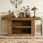 Console de ferme avec base en U