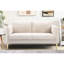 60.63 Inch Wide Modern Corduroy Loveseat With Plush Upholstered Cushions And Solid Wood Frame, Perfect For Compact Living Rooms And Apartments