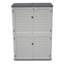 Outdoor Cabinet, Garage Storage Cabinet, Rust Proof Resin Garden Equipment Storage