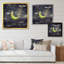 «Cute Girl Lightning The Moon», art sur toile pour enfants-1920591615-1920591614