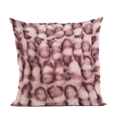 Animal Print Reversible Throw Pillow