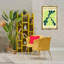 Affiche française à motif floral encadrée par Incado-2007379461-2007379466