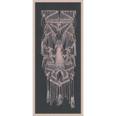Macrame On Gray 1 Print
