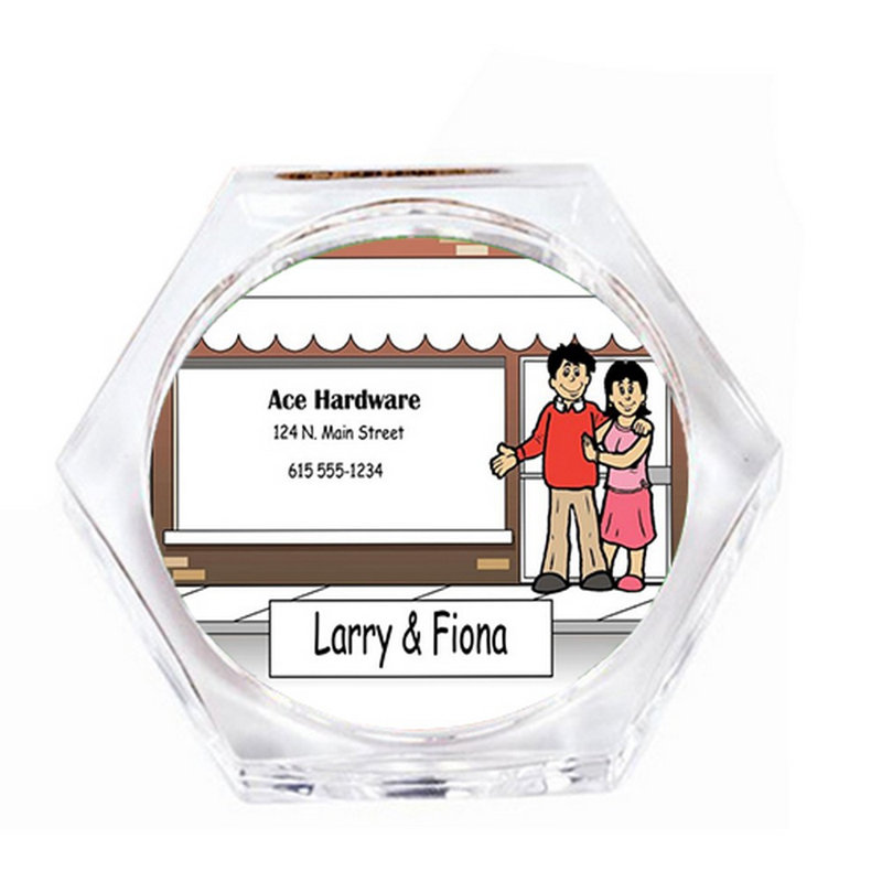 Ensemble de 4 sous-verres personnalisés, Oui