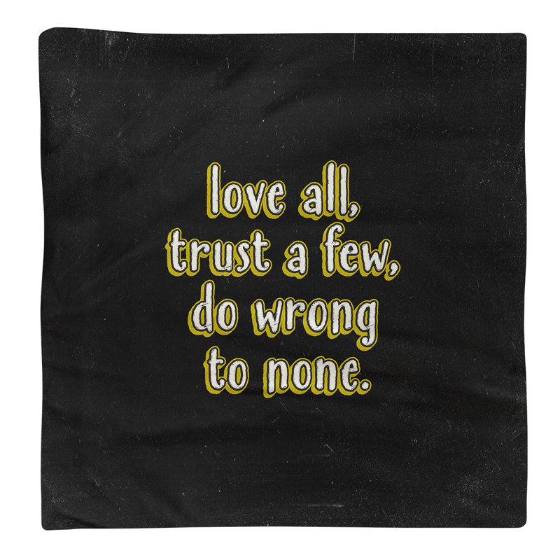 Serviette à tableau noir ne pas faire de citation erronée, Jaune, L 22 po x l 22 po, Polyester