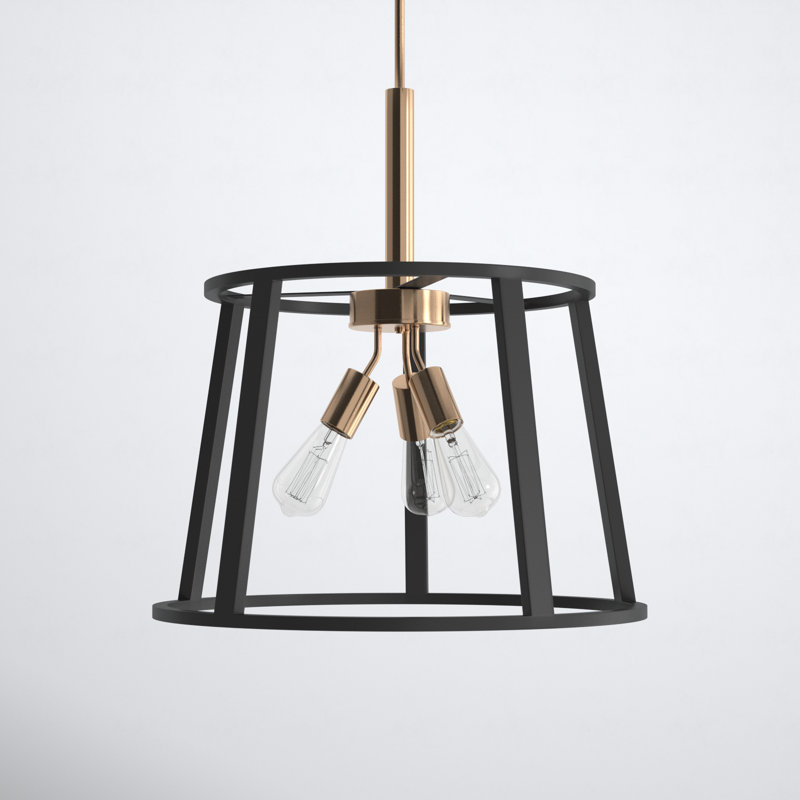 Brielle 3 - Light Dimmable Geometric Chandelier