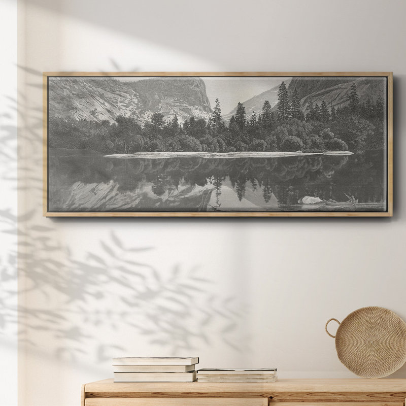 Mirror Lake, Yosemite Valley - toile encadrée, H 20 po x l 50 po