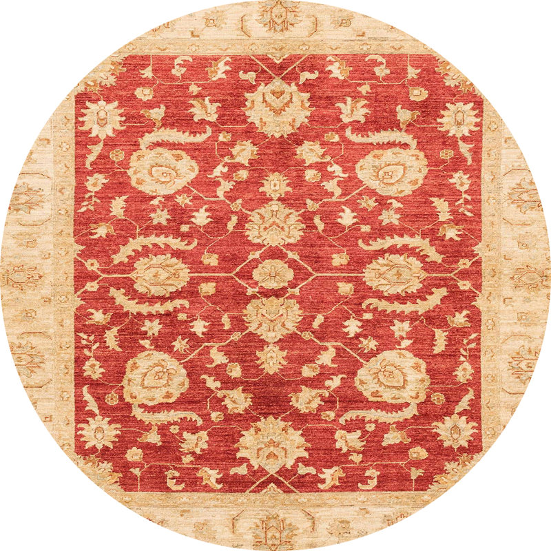 Tapis abstrait moderne 3509, Rond 3 pi