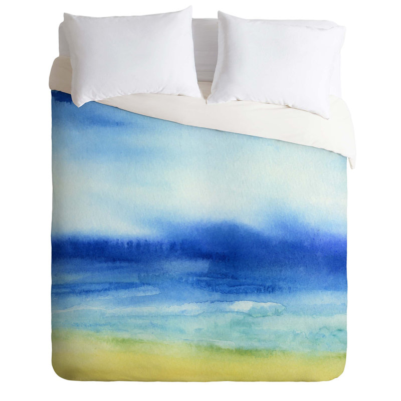 Jacqueline Maldonado Polyester Abstract Duvet Cover, Queen Duvet Cover + 2 Standard Shams