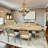 Dining Table - Toffe With Rope Base