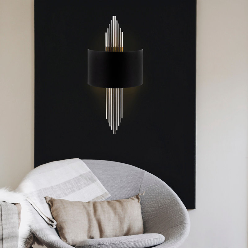 Sybilla Up & Downlight, Black/Silver