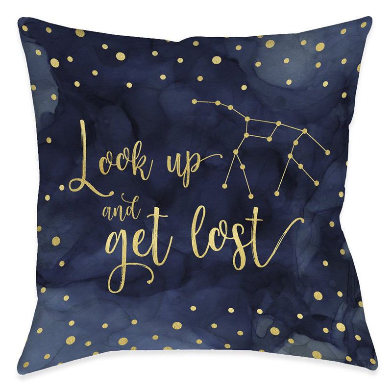 Coussin intérieur Look Up And Get Lost