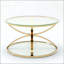 Table basse ronde à 2 niveaux avec structure en métal-679660124-679660123