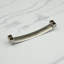 Brushed Nickel Curved Bow D-Bar Handles-128905869