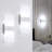 Dimmable Modern Wall Sconce with Rectangular Acrylic Lampshade, 6000K Hardwired-1620656430