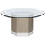 Cove Round Glass Dining Table