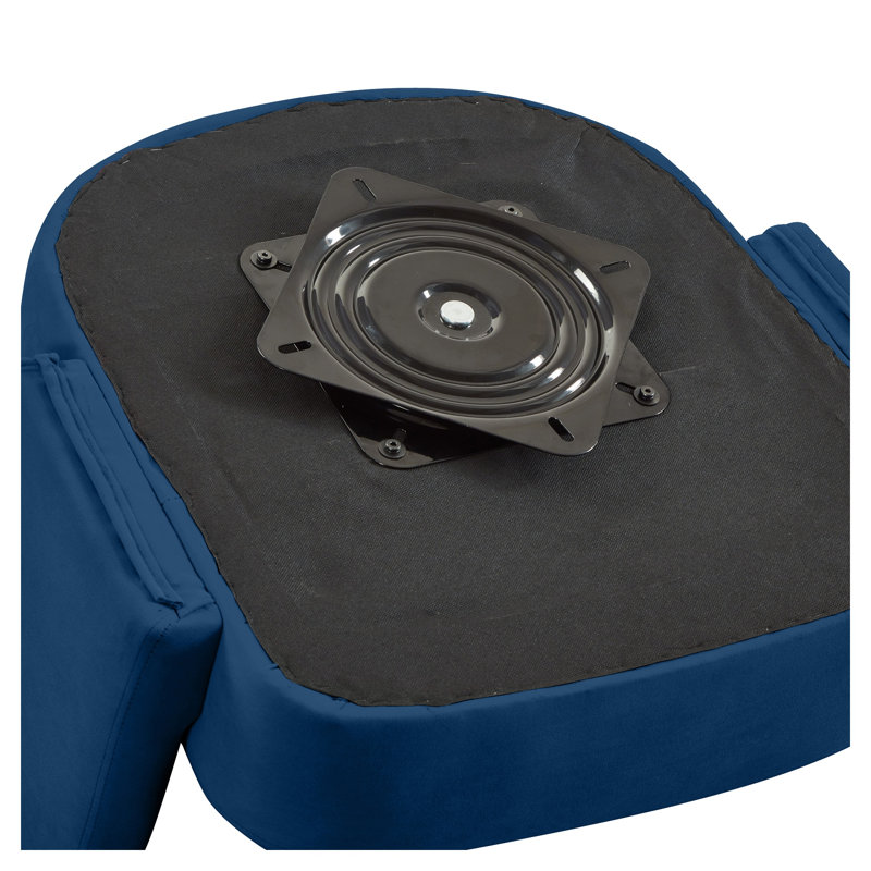 Fauteuil d'appoint pivotant Modern, Marine, Marine