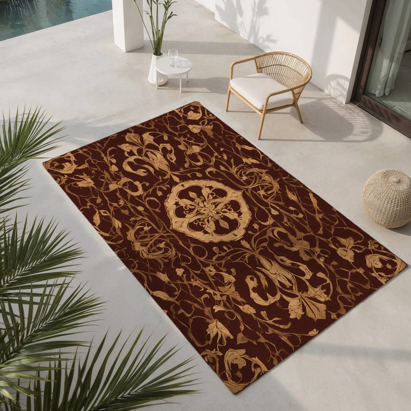 Tapis intérieur et extérieur Imperial Vine, Rectangulaire 2 pi x 3 pi