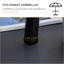 Plateau de table à parasol Outsunny de 20 po, plateau de table rond facile à installer, portable pour piscine, plage, patio, terrasse, jardin, noir