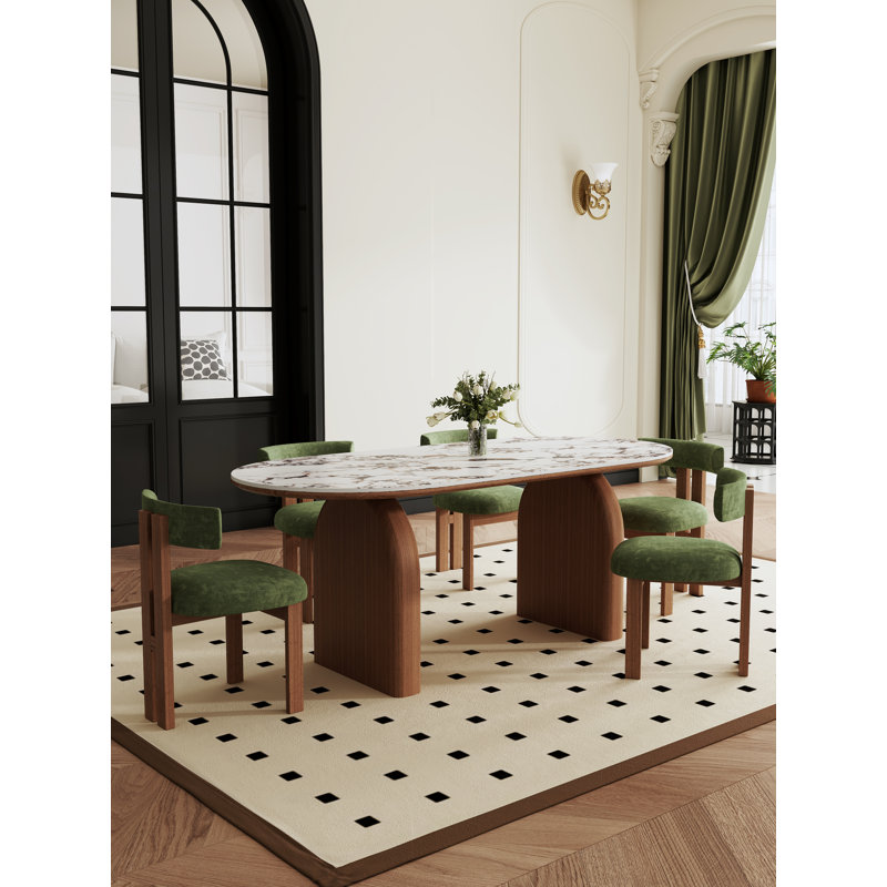 Gimora Dining Table, 30" H x 71" W x 31.5" D