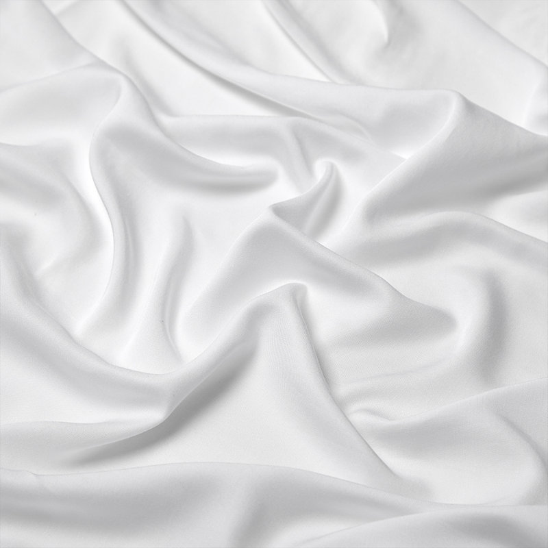 Draps 100% Tencel, ensemble de draps 18 po, Blanc, Ensemble de draps pour très grand lit avec 2 taie