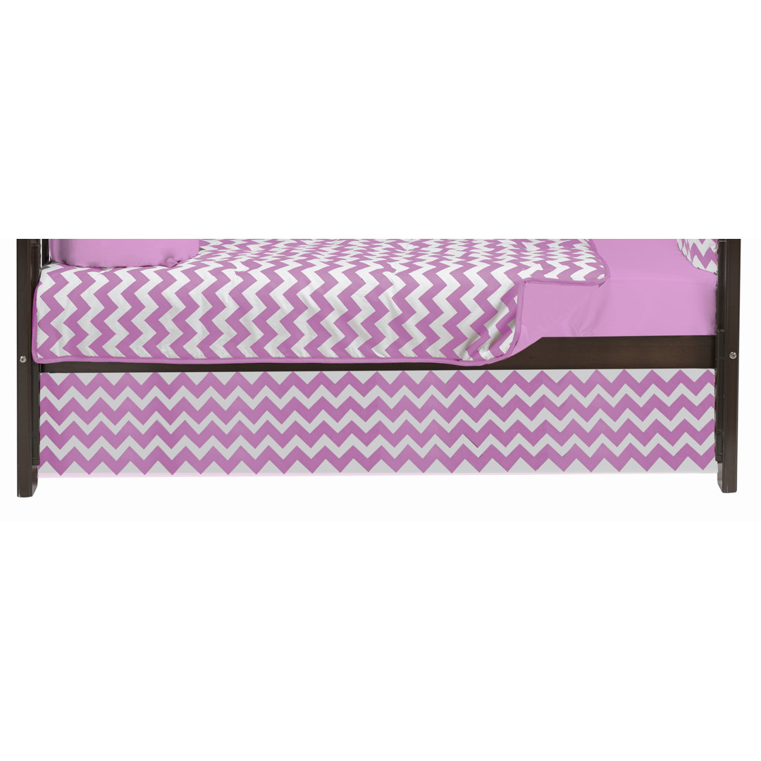 Dehart Chevron Crib Dust Ruffle Harriet Bee 