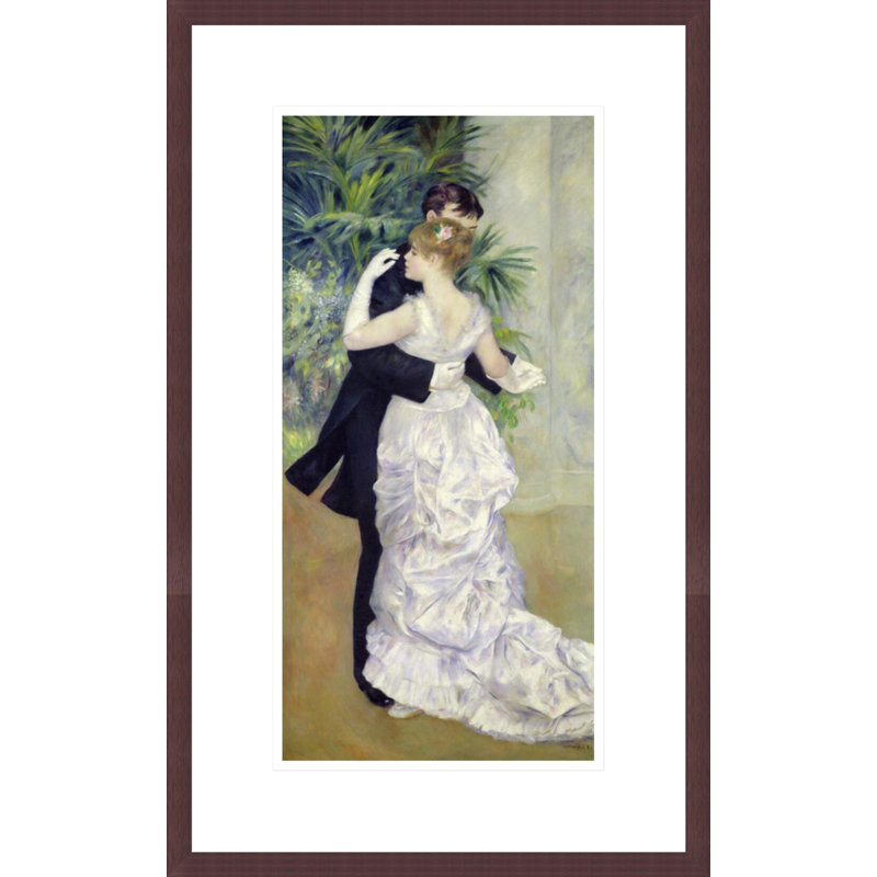 «Dance in the City» par Pierre-Auguste Renoir, impression giclée encadrée, H 21,75 po x l 13,49 po