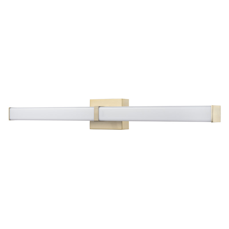Tron 36" Bathroom Vanity LED Bath Bar - Modern Gold, 36" Width, Brushed Gold, 30