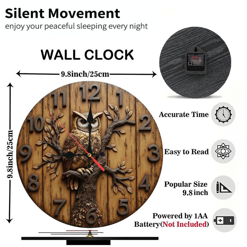 Horloge licorne bleue