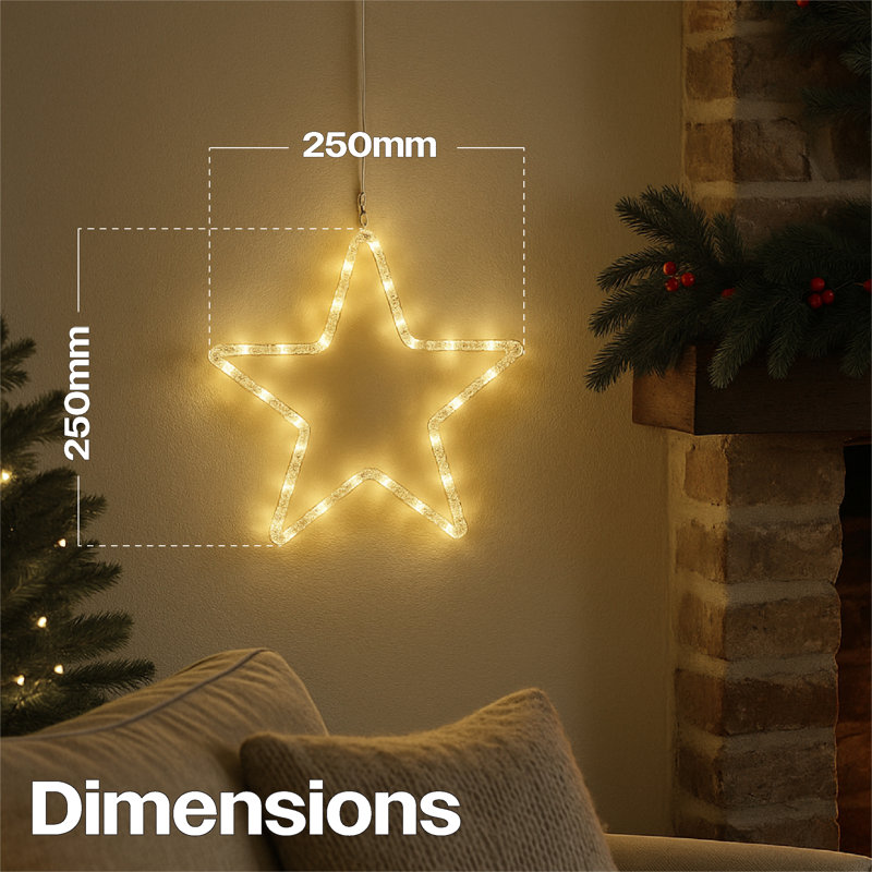 Indoor / Outdoor Lighted Window Décor