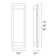 Mythical 1 - Light LED Flush Mounted Sconce