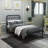 Metal Platform Bed Frame-1928094703