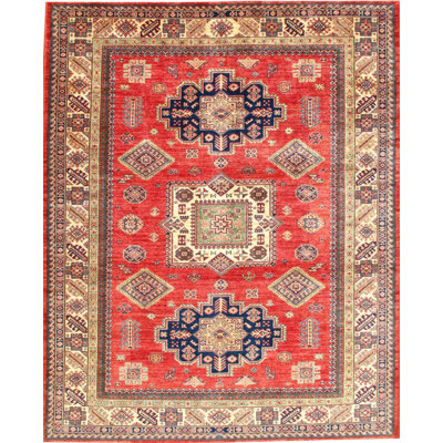 Kazak Wool Southwestern Area Rug