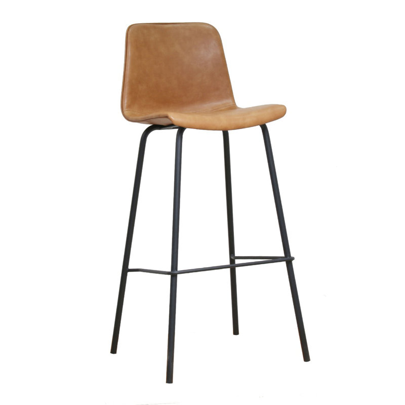 Tabouret de bar et de comptoir Merrik, Tanné, Très grand (siège d'une hauteur de 37,5 po)
