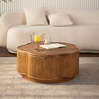 Table basse avec rangement amovible