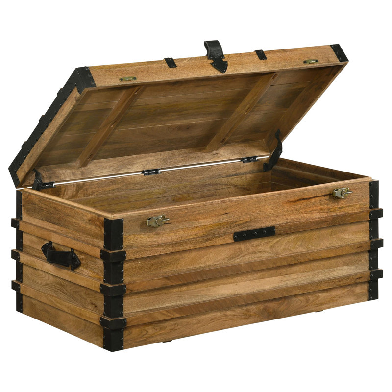Francene Solid Wood Accent Trunk