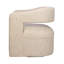 Fauteuil demi-tonneau pivotant en polyester 30 po Cascia-1045373276