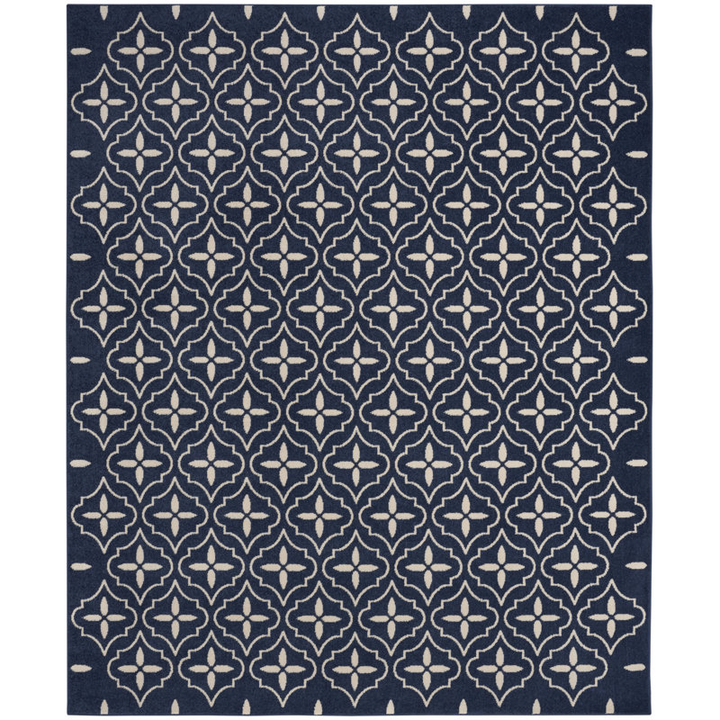 Tapis intérieur / extérieur rectangulaire Arisa, Rectangle 6 pi x 9 pi